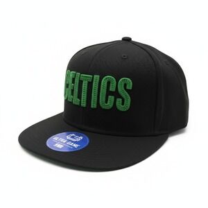 Ultra Game NBA Boston Celtics Snapback Hat Black Green Embroidered VGMI187F OSFM